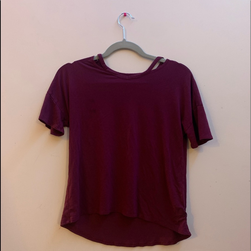Girls Maroon T-Shirt
